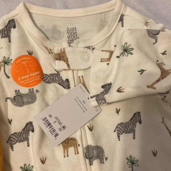 NWT Gerber and Carters zippered pajamas. - Picture 2 of 4